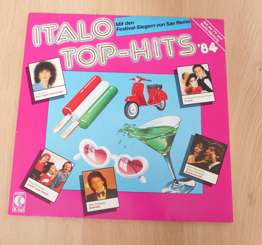 LP Italo Top-Hits '84 -   San Remo, CD & DVD, Vinyles | Compilations, 12 pouces, Enlèvement ou Envoi, 1980 - 1989, Comme neuf