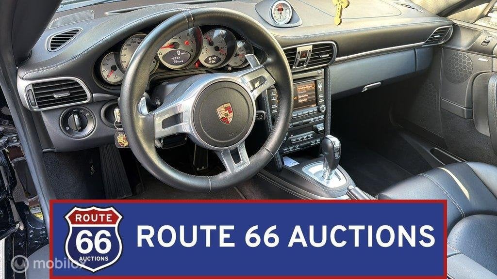 Porsche 911 Turbo S (997) | 2011 | Route 66 Auctions, Auto's, Gebruikt, Zwart, Bedrijf, Handgeschakeld
