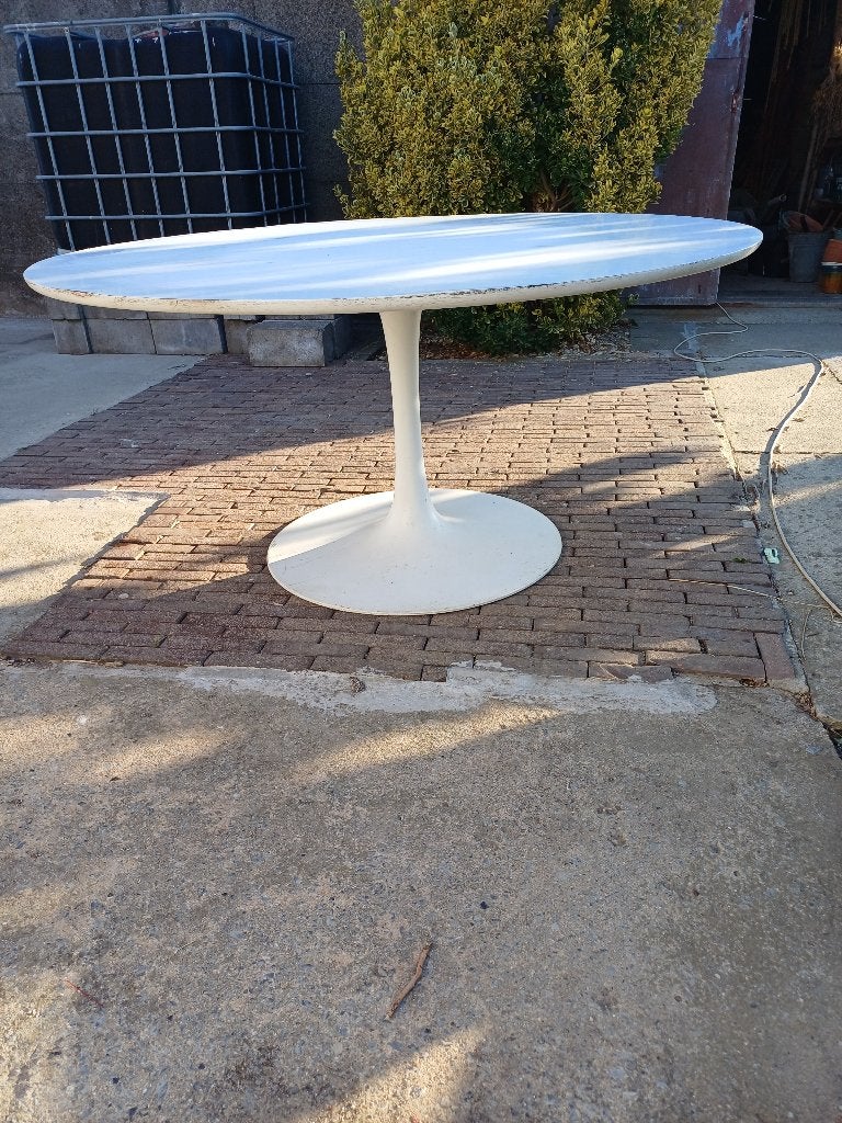 Ronde tuintafel 150cm, Ophalen, Gebruikt, Rond, Aluminium