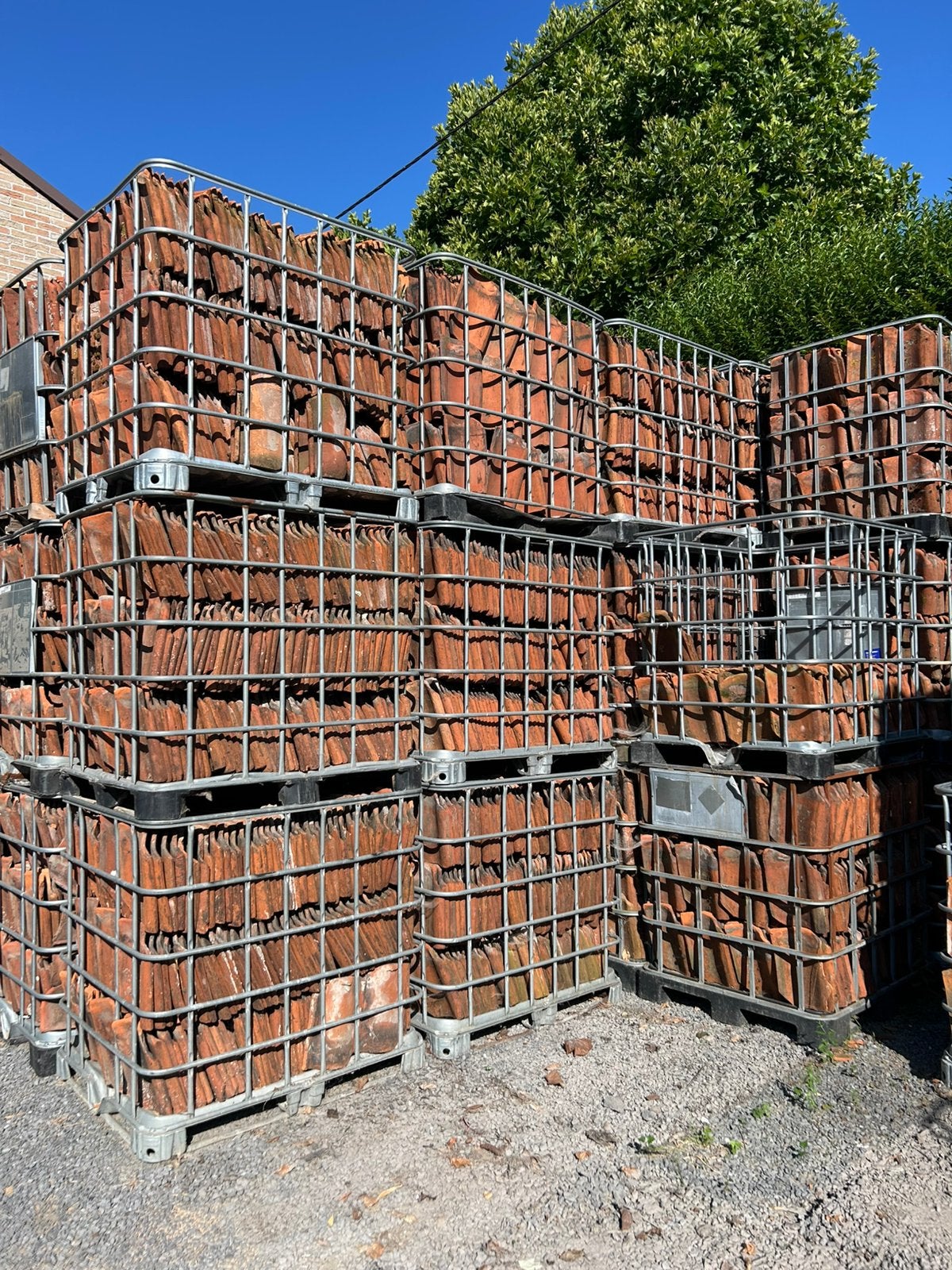 Oude boomse dakpannen, Doe-het-zelf en Bouw, Ophalen of Verzenden, Zo goed als nieuw, Dakpannen