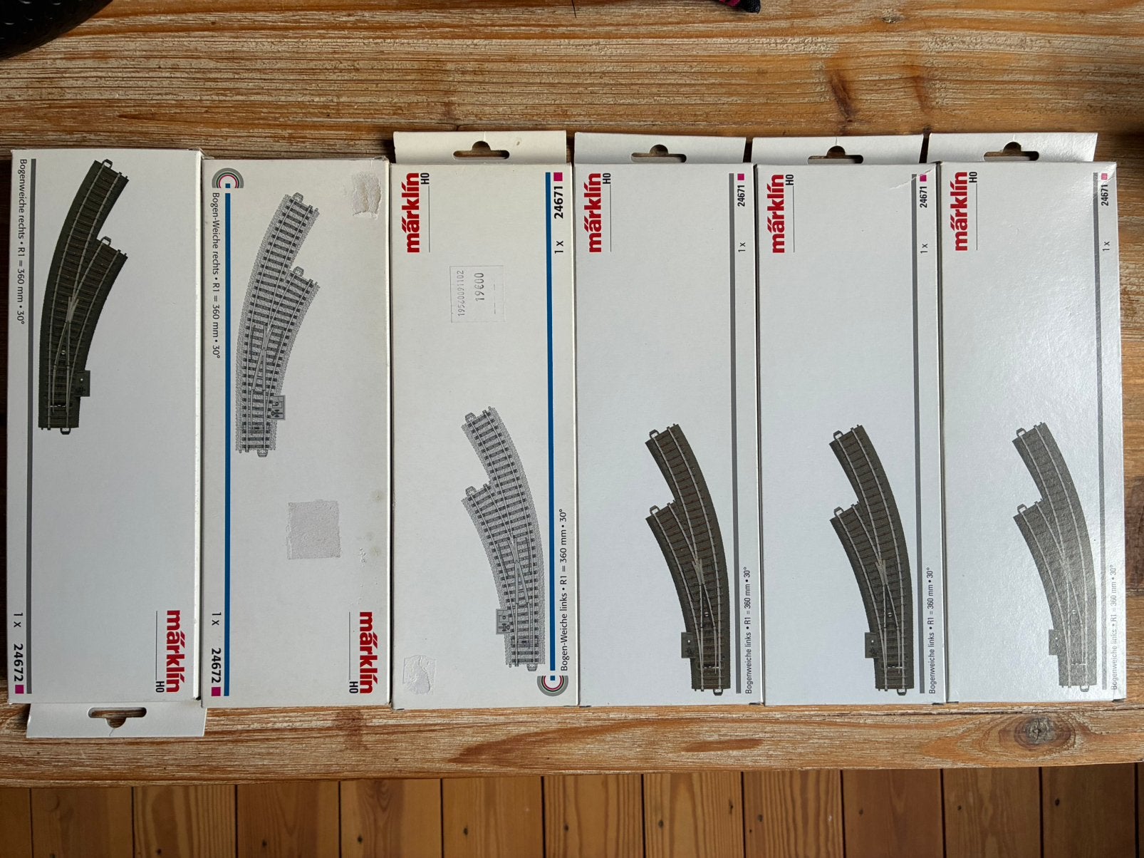 Märklin 24671/24672, Enlèvement ou Envoi, Courant alternatif, Rails, Comme neuf