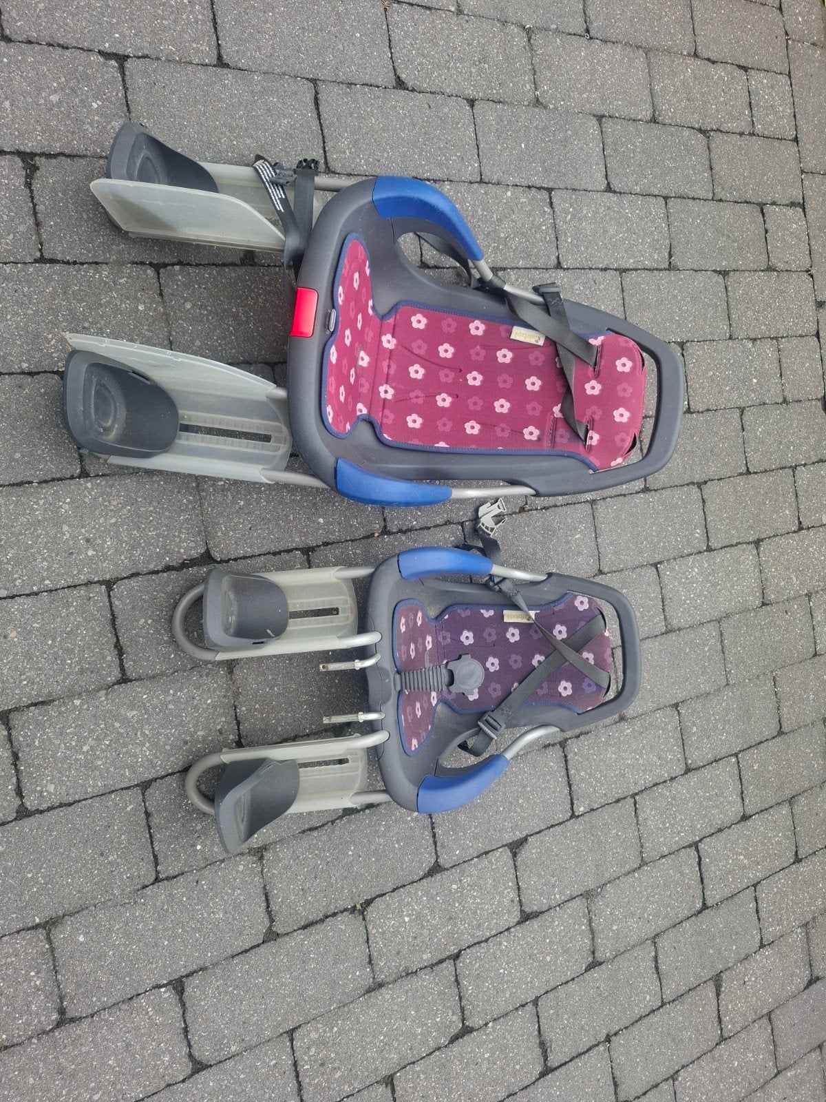 Fietsstoeltje kind, Ophalen