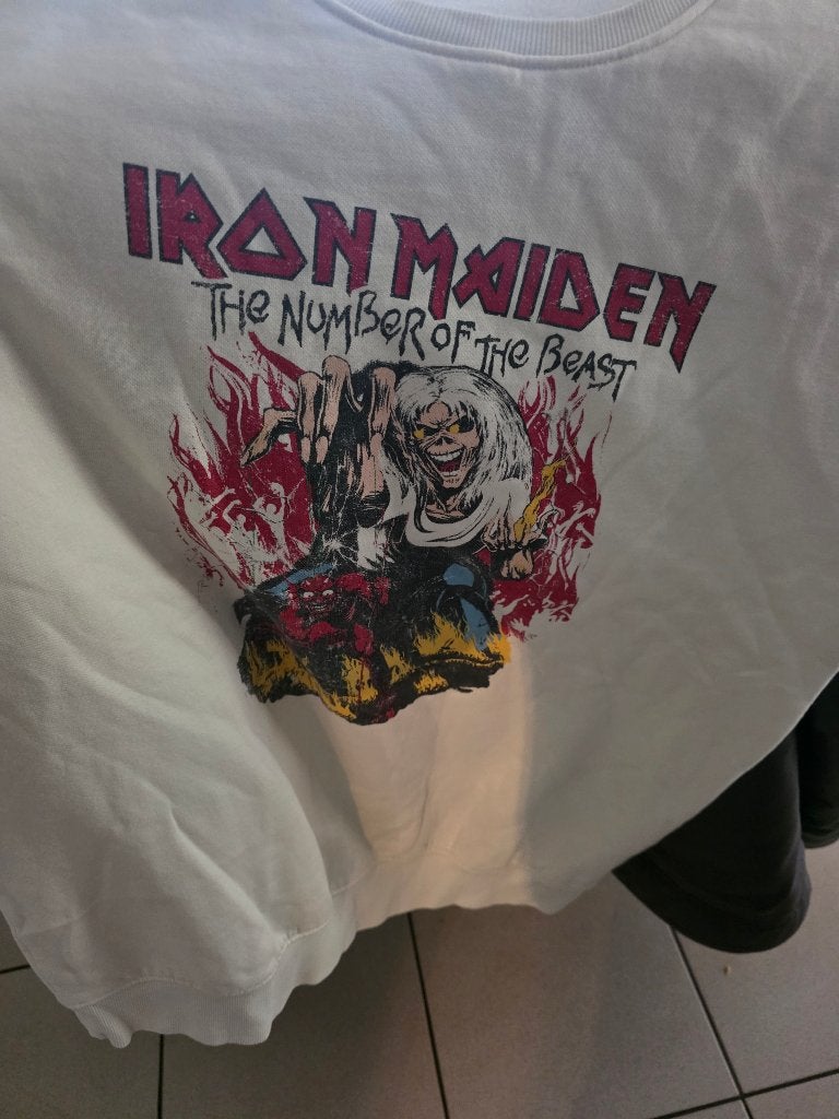 Iron maiden  number of the beast trui, Verzamelen, Ophalen of Verzenden, Zo goed als nieuw, Tv, Overige typen