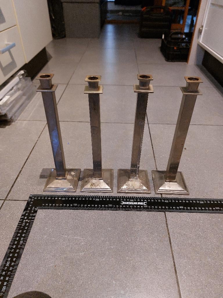 Kandelaars (4x)    µ1u, Ophalen, Metaal