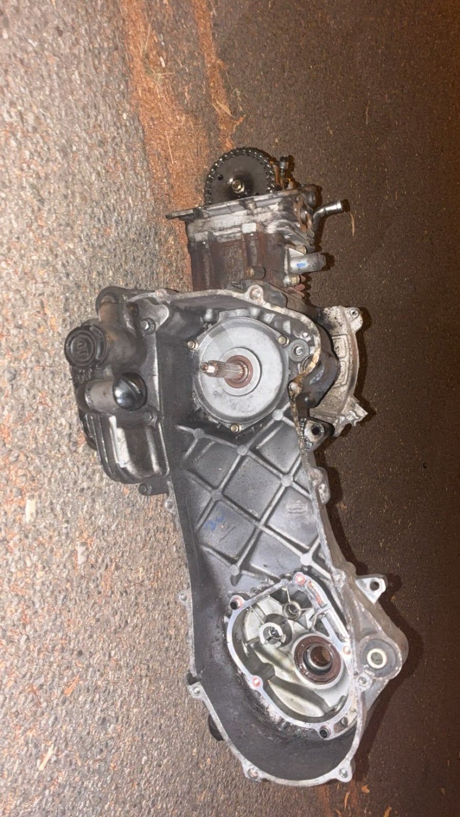 Motorblok 4t 50cc intact bijna!!, Fietsen en Brommers, Brommeronderdelen | Algemeen, Ophalen, Zo goed als nieuw