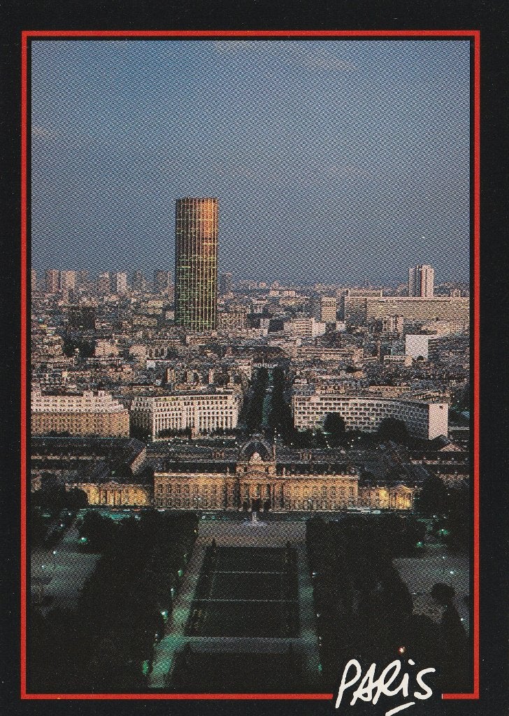 PARIJS -  Le Champ de Mars , La Tour Montparnasse, Verzamelen, Postkaarten | Buitenland, Verzenden, Ongelopen, Frankrijk