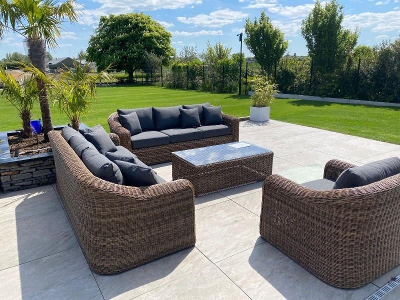 Design loungesets uit voorraad leverbaar, Tuin en Terras, Ophalen of Verzenden, Nieuw