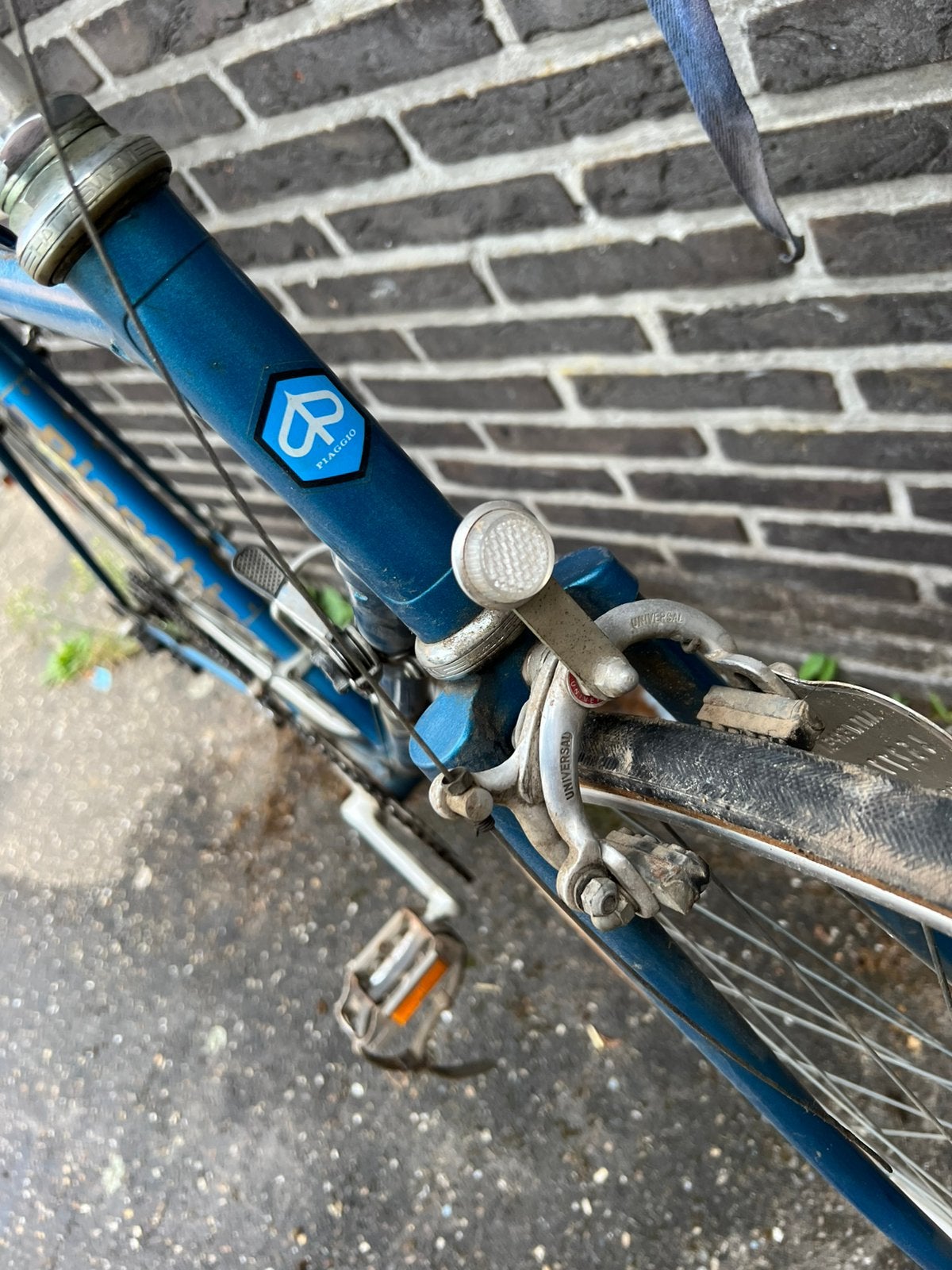 Bianchi oldtimer koersfiets, Ophalen