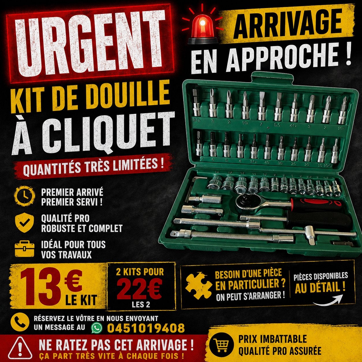 13€, Autos : Divers, Outils de voiture, Enlèvement ou Envoi, Comme neuf