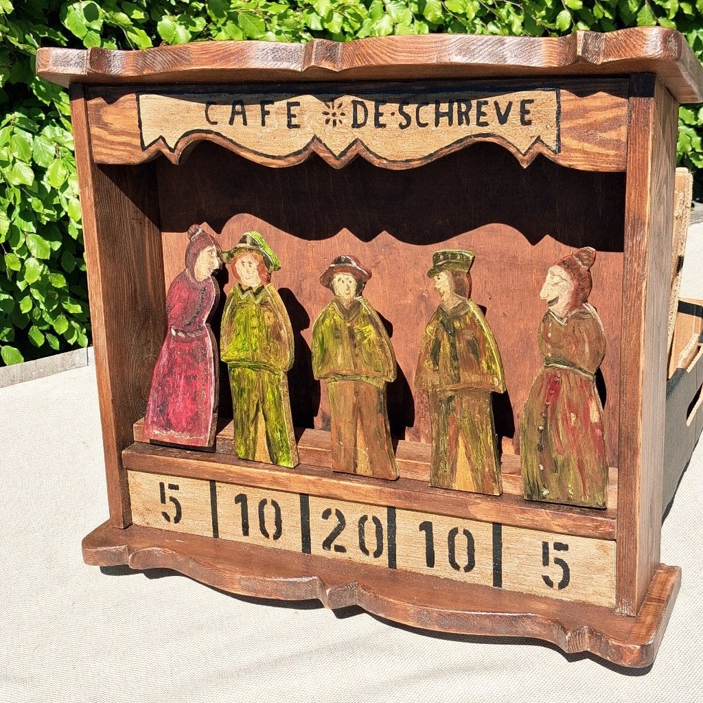 Jeu de lancer antique rare, jeu de café, Enlèvement ou Envoi
