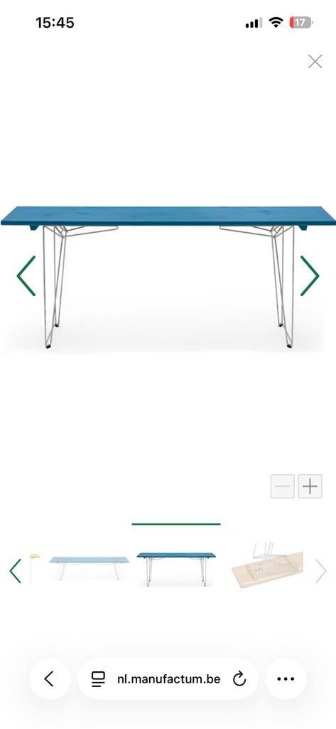 Tafelframe in chrome, Maison & Meubles, Pièces pour table, Enlèvement, Comme neuf, Pied de table