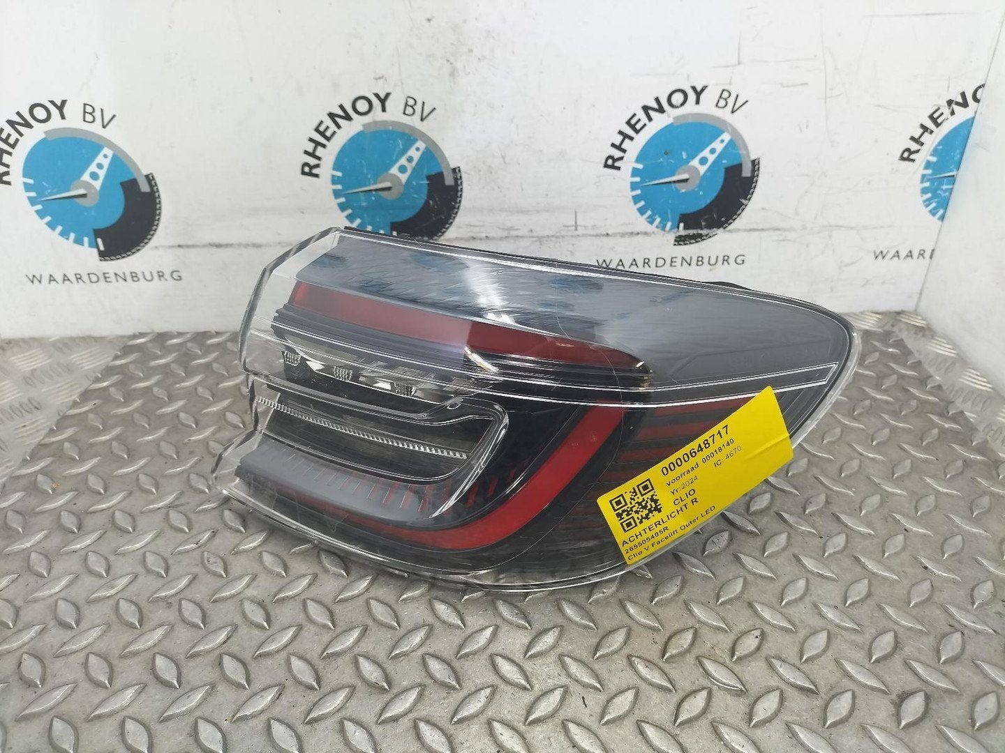 RENAULT CLIO MK5 B7 TECHNO ACHTERLICHT R 265505405R 2024, Enlèvement ou Envoi, Utilisé, ARN reconnu