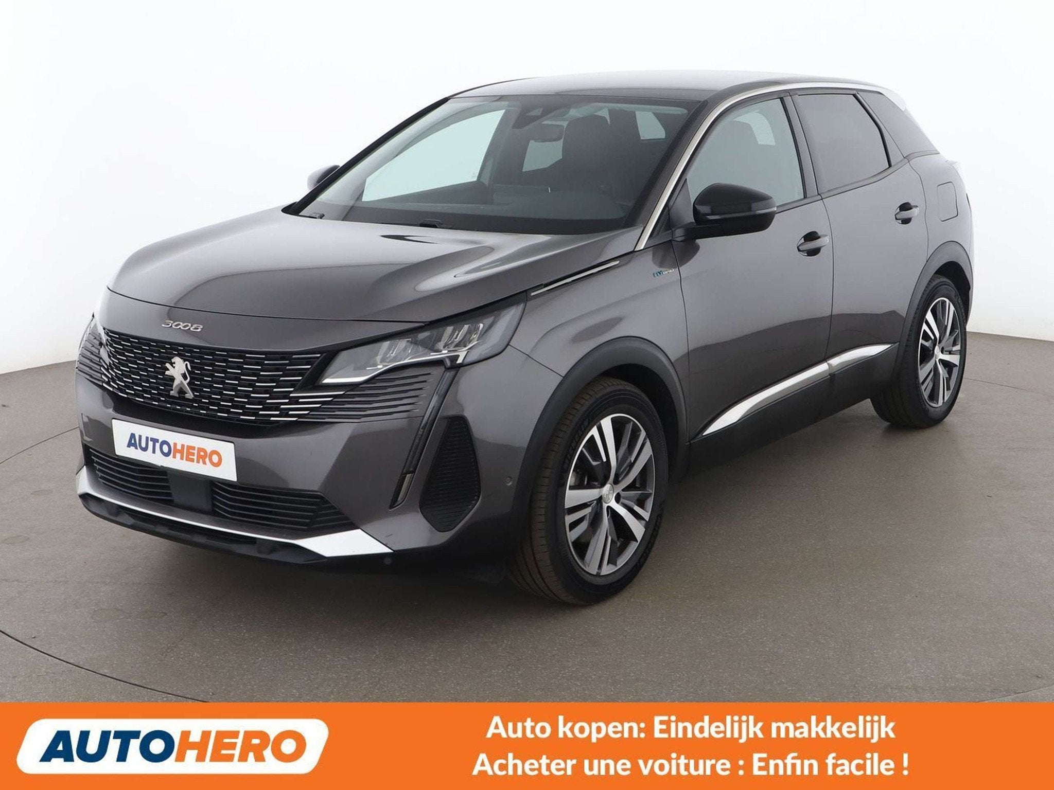 Peugeot 3008 1.6 Hybrid 225 Allure (bj 2022, automaat), Auto's, Peugeot, Gebruikt, Euro 6, 5 zetels, Hybride Elektrisch/Benzine
