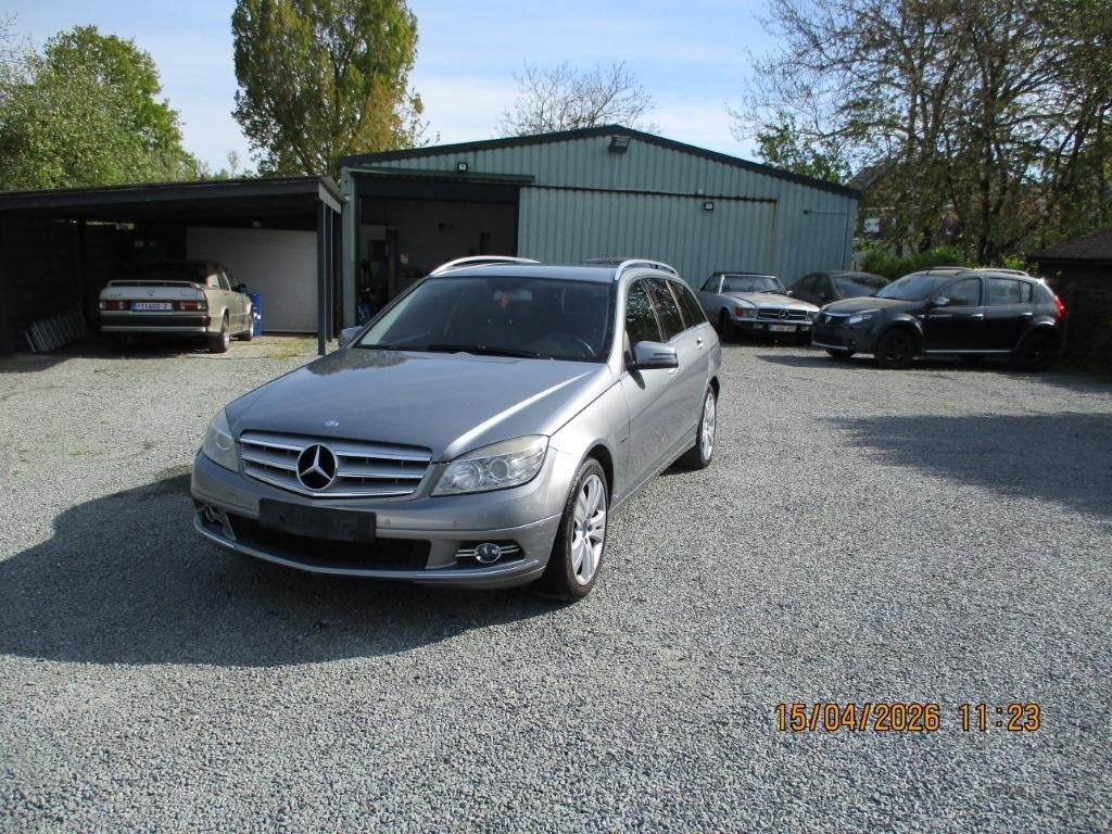 MERCEDES C200CDI BREAK AVANTGARDE ALU LEDER AIRCO PDC, Auto's, 100 kW, Achterwielaandrijving, Zwart, 4 cilinders