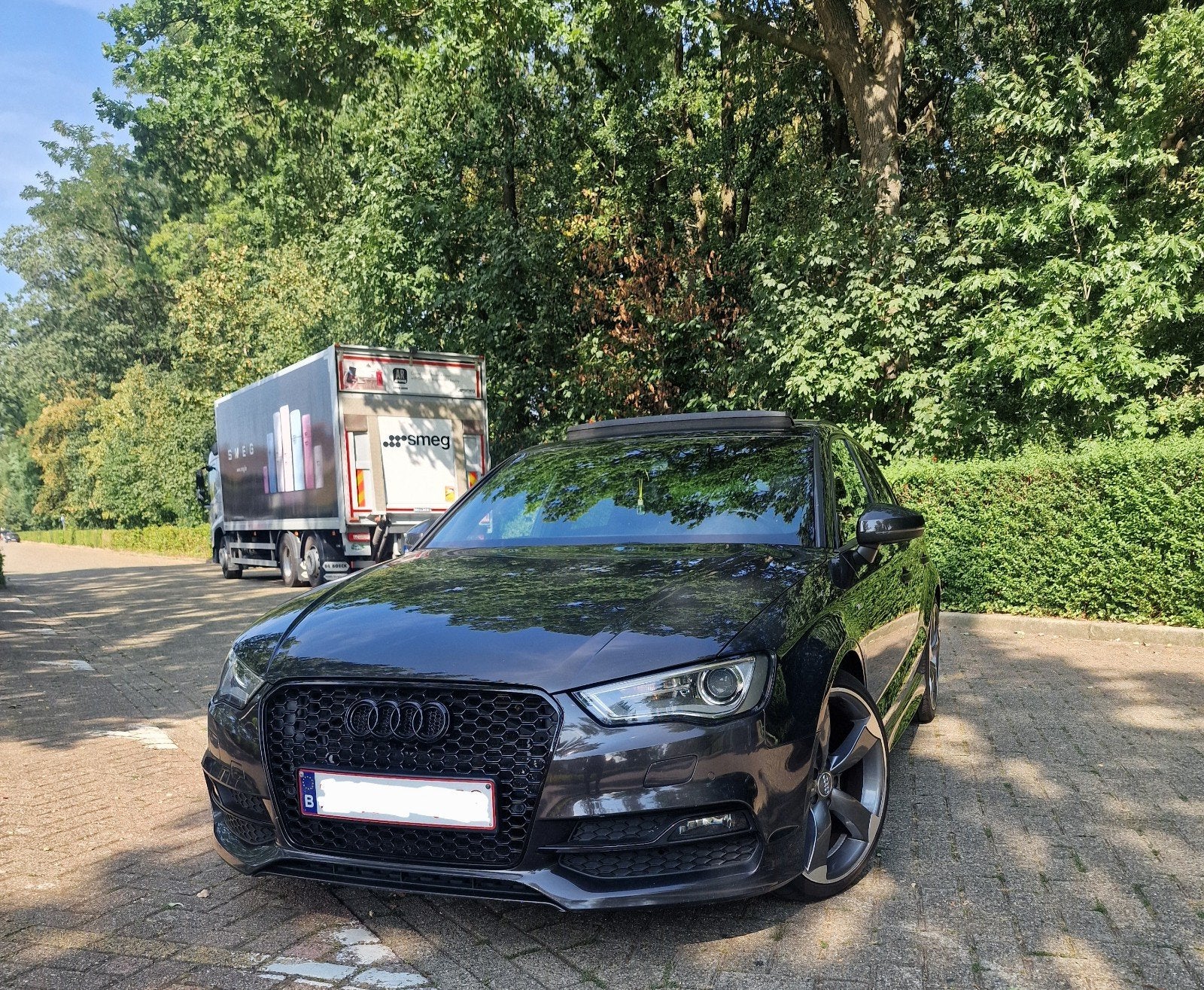 Audi A3 Sedan S line 2.0 TDI 150pk S tronic | Pano | Xenon |, Auto's, 1995 cc, Leder, 5 deurs, Particulier