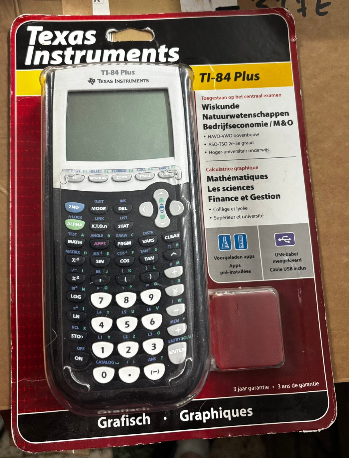 REKENMACHINE: TEXAS INSTRUMENT/TI-84 PLUS, Ophalen, Nieuw
