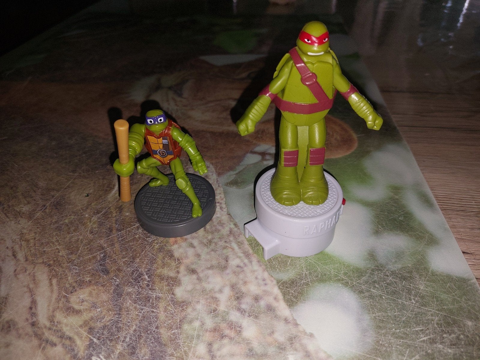 TMNT Burger King Speelgoed, Ophalen, Gebruikt