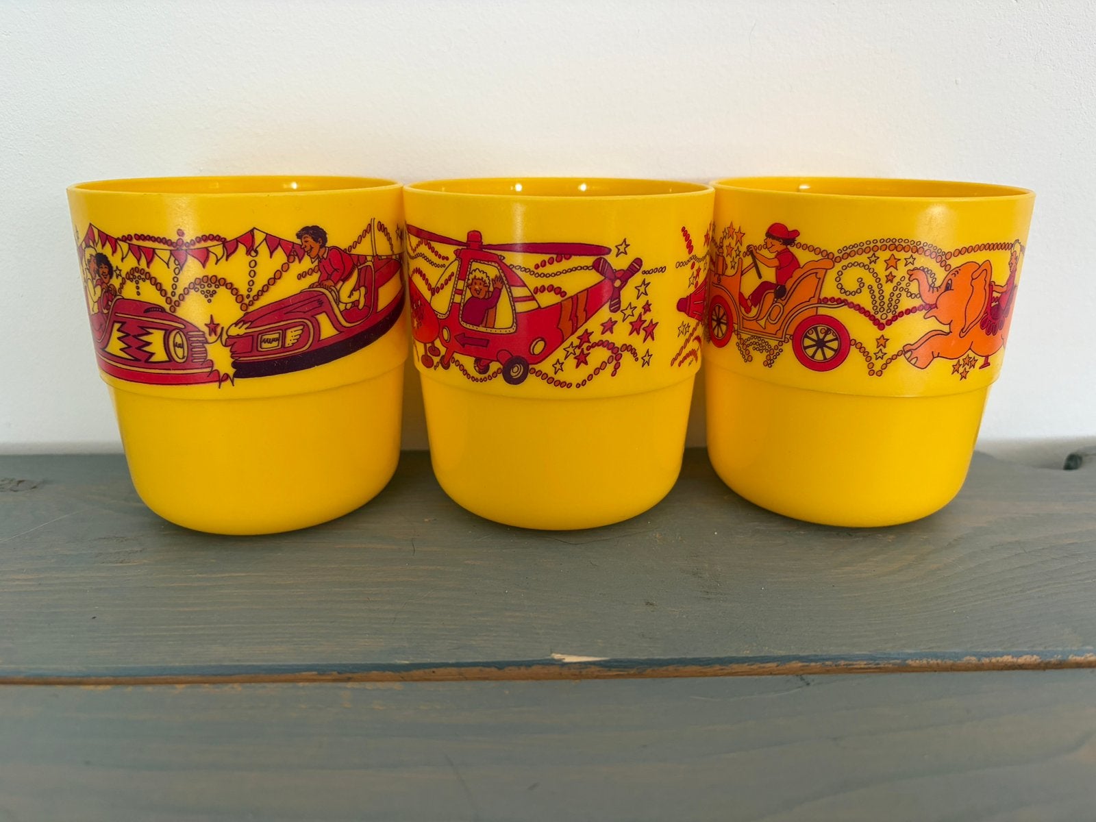 Vintage camping servies / kinder bekers, Antiek en Kunst, Antiek | Servies los, Ophalen of Verzenden