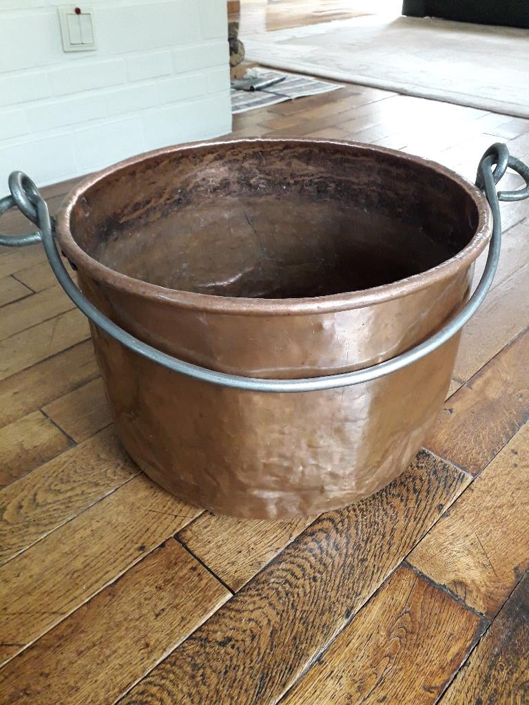 oude koperen ketel, Ophalen