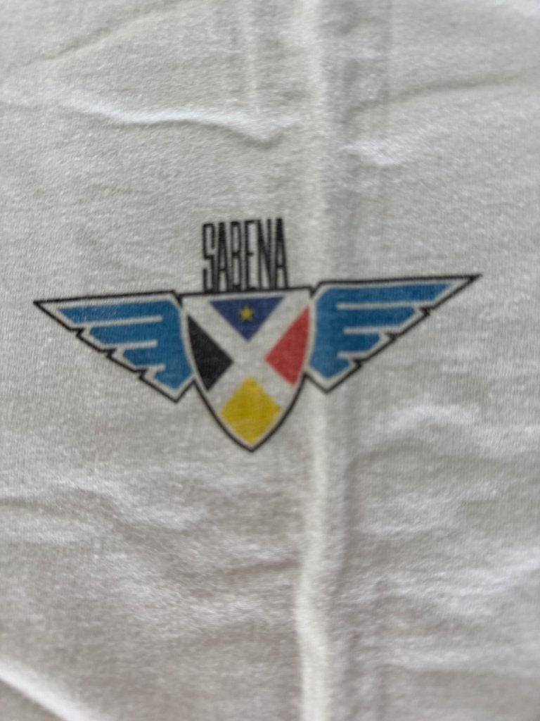 T-shirt Sabena L, Maat 52/54 (L), B&C Collections, Wit, Nieuw