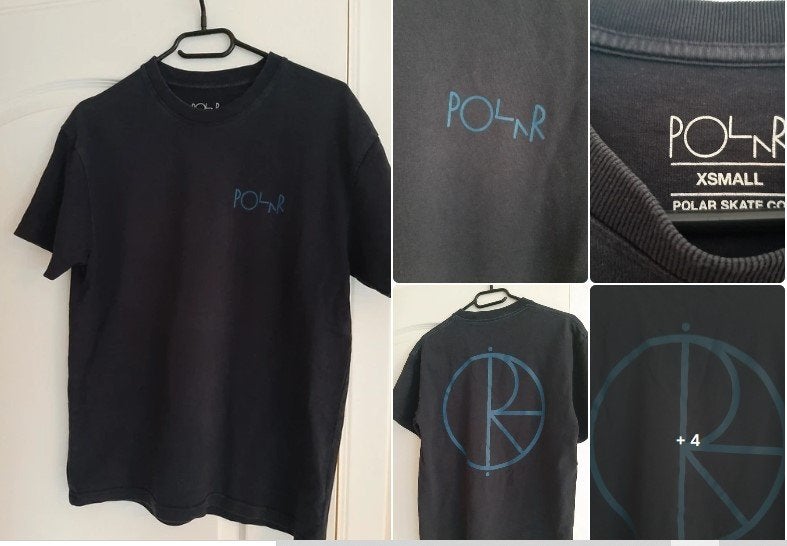Polar Skate t-shirt XS, Blauw, Ophalen of Verzenden, Korte mouw, Maat 34 (XS) of kleiner