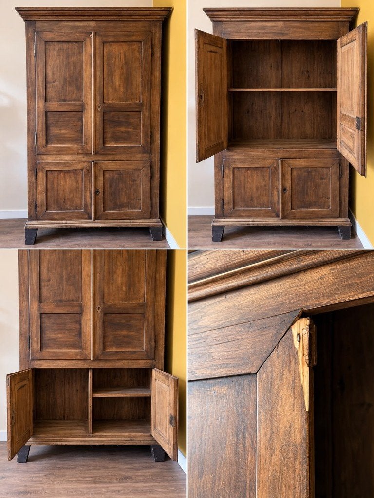 Oude antieke houten kast – opknapper, Ophalen