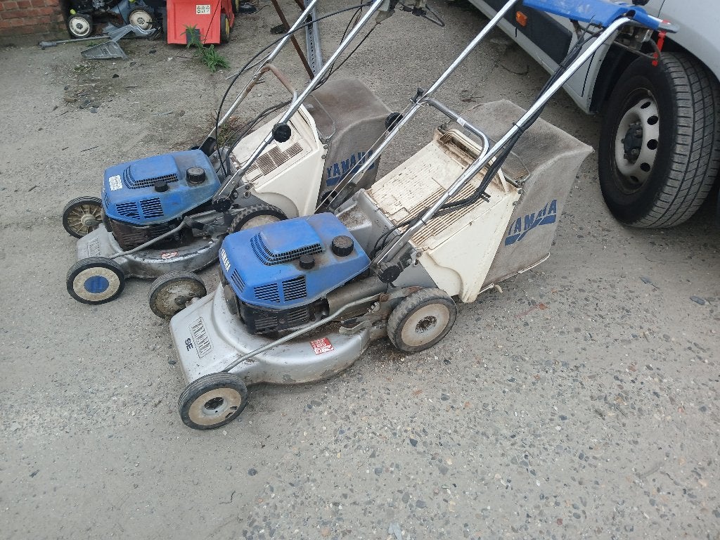 2x yamaha grasmaaier, Tuin en Terras, Cirkelmaaier, Ophalen, Gebruikt, Versnellingen
