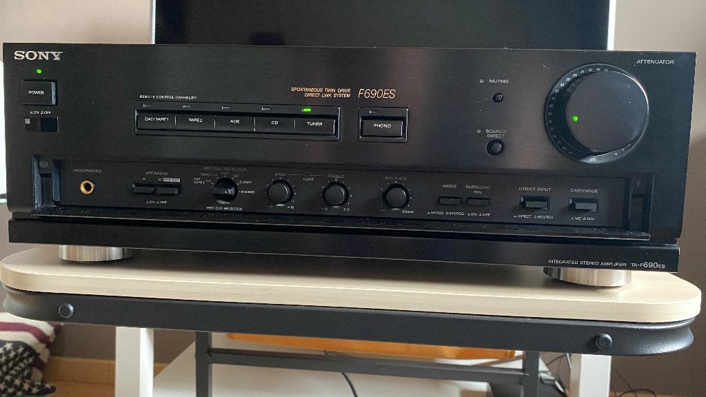 Sony TA-F690ES Versterker – High-End ES Serie, Audio, Tv en Foto, Versterkers en Ontvangers, Ophalen, Gebruikt, 60 tot 120 watt