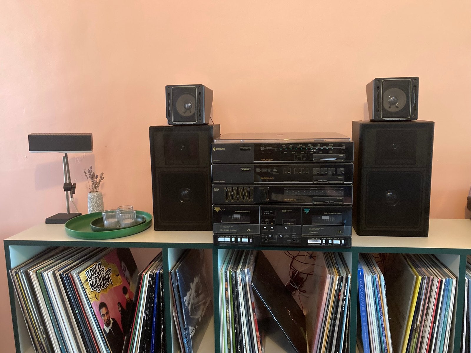 Stereo met speakers, Audio, Tv en Foto, Stereoketens, Ophalen, Zo goed als nieuw, Speakers