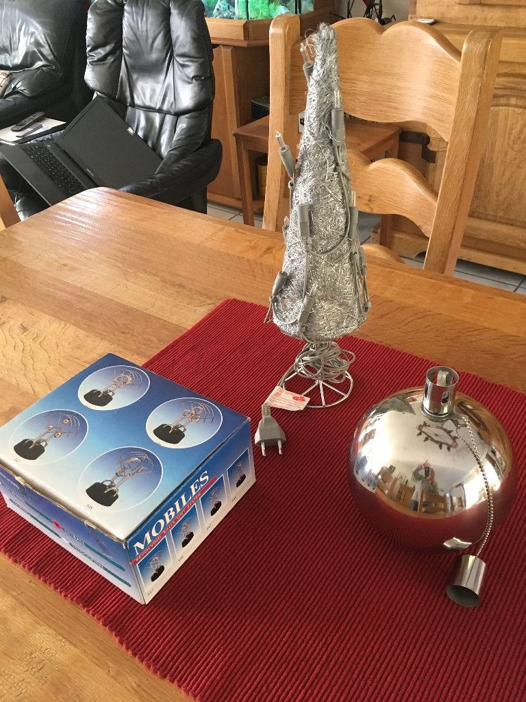 *3 zilverkleurige deco  NIEUW (ideaal geschenk)*MOETWEG:-75%, Ophalen, Nieuw
