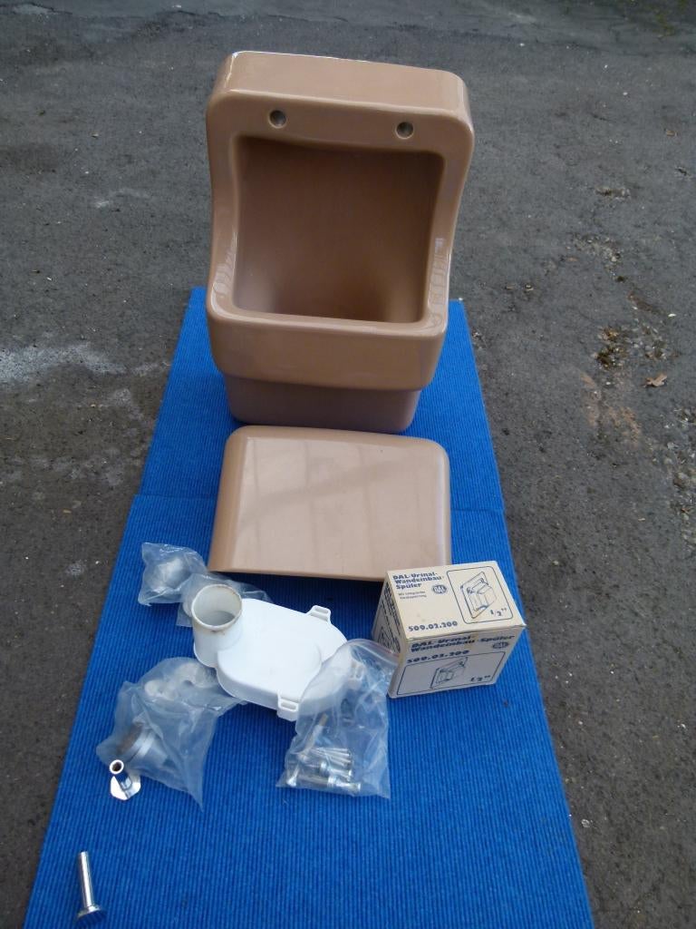 vintage urinoir Ideal Standard 1981 creme, Ophalen, Zo goed als nieuw, Steen, Overige typen