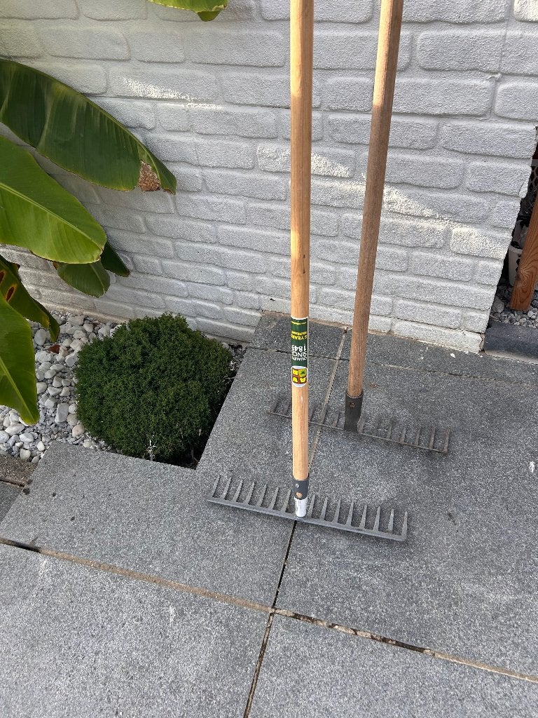 tuingereedschap, Ophalen, Gebruikt, Hark
