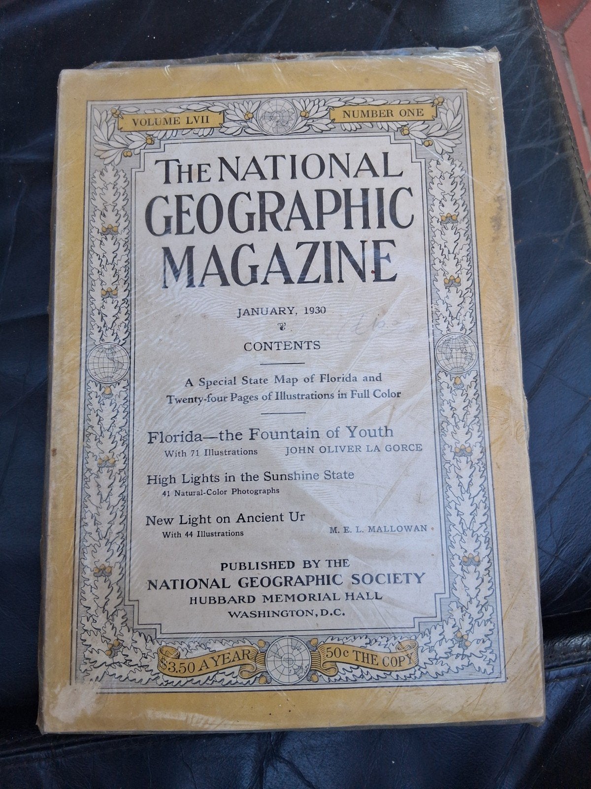 1930 National Geographic magazine, Ophalen