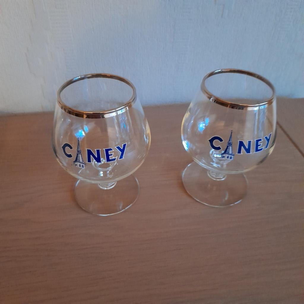 2 degustatieglaasjes Ciney. (lot), Ophalen