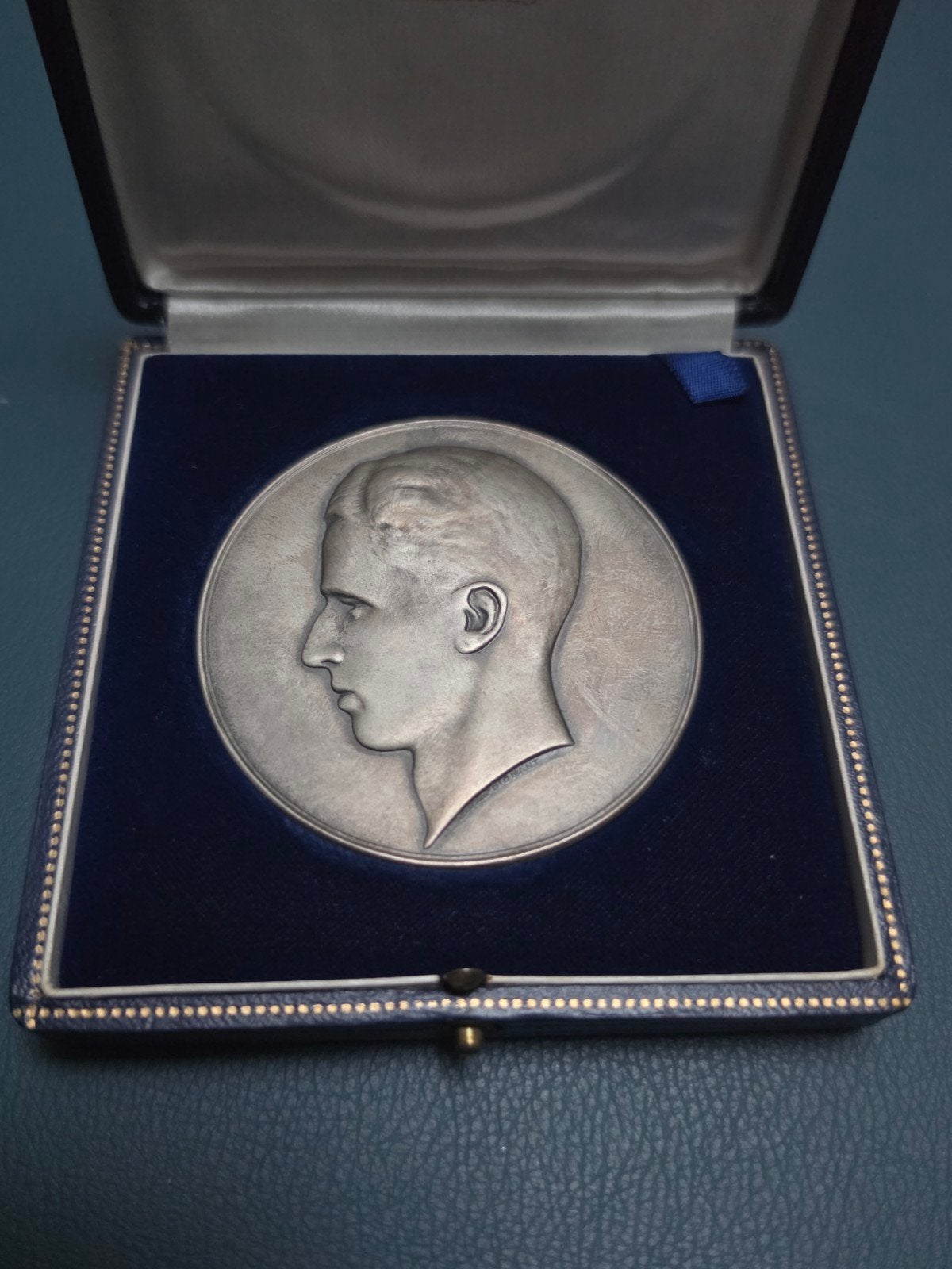 medaille Boudewijn Zilver A900 +-120 gram 7cm Van Dionant, Ophalen of Verzenden