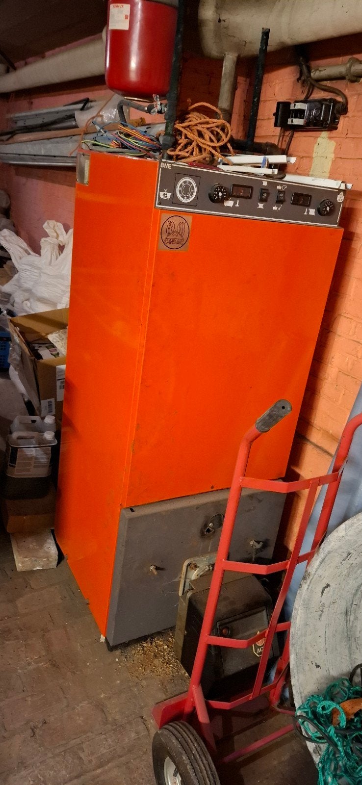 mazoutketel compleet, Bricolage & Construction, Enlèvement, Utilisé, Boiler, Plus de 10 ans