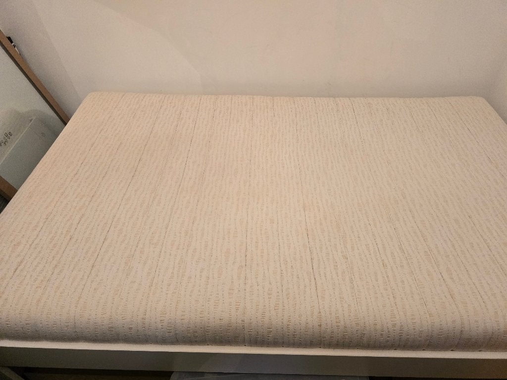 Auping bed 120 x 200 met bodem en matras, Comme neuf, Enlèvement, 120 cm, Bois