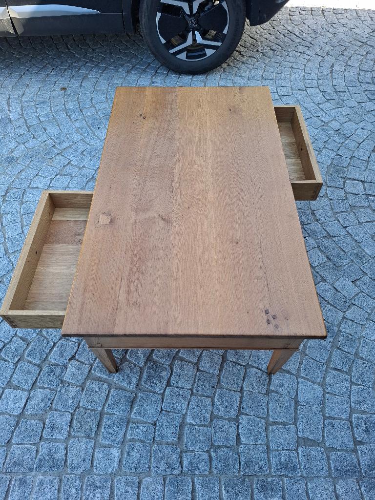 Prachtige eiken Salontafel, Huis en Inrichting, Tafels | Salontafels, Ophalen, Zo goed als nieuw, Eikenhout