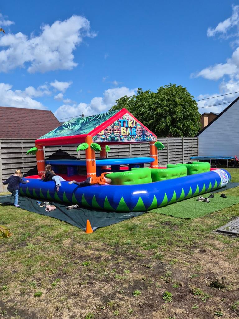 Tiki poolbar cocktailbar met muziekbox en discolicht te huur, Ophalen of Verzenden