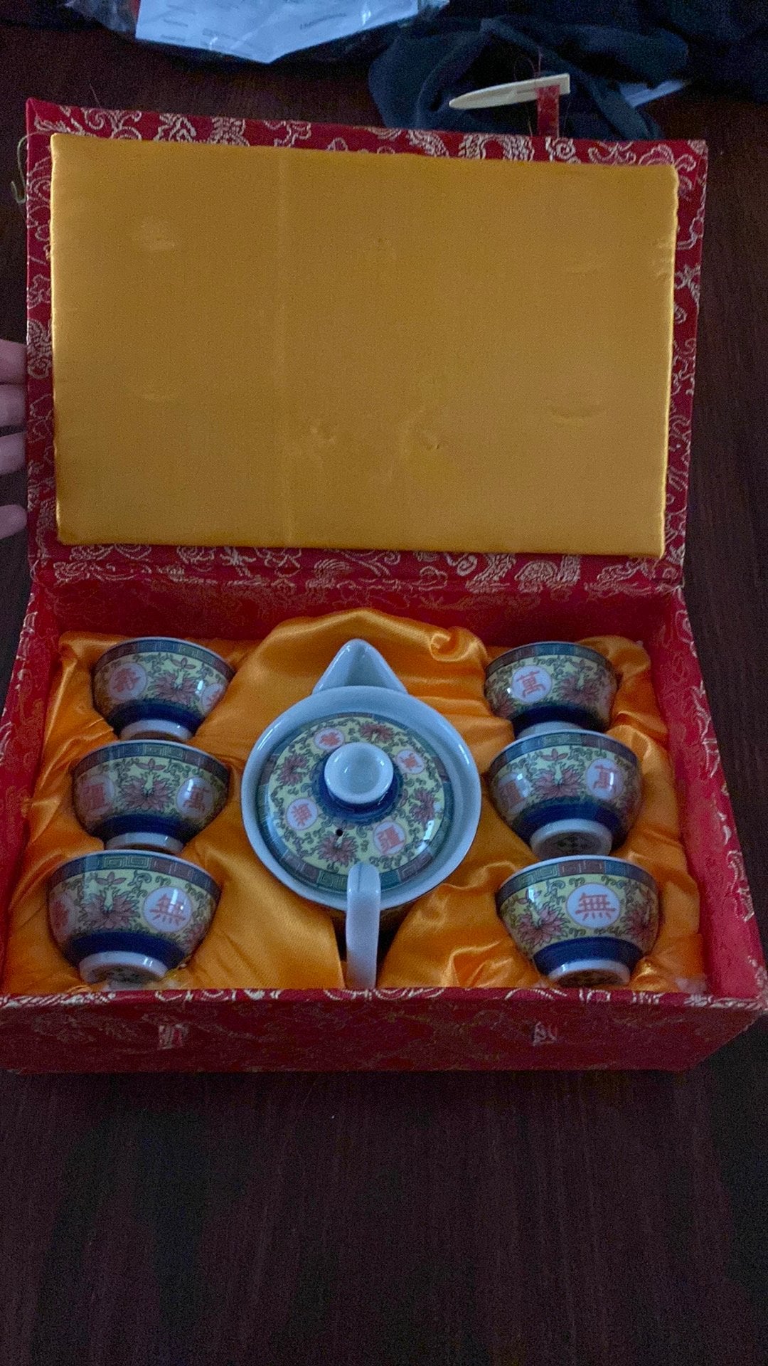 Thee setje, Ophalen, Zo goed als nieuw, Aziatisch, Theepot