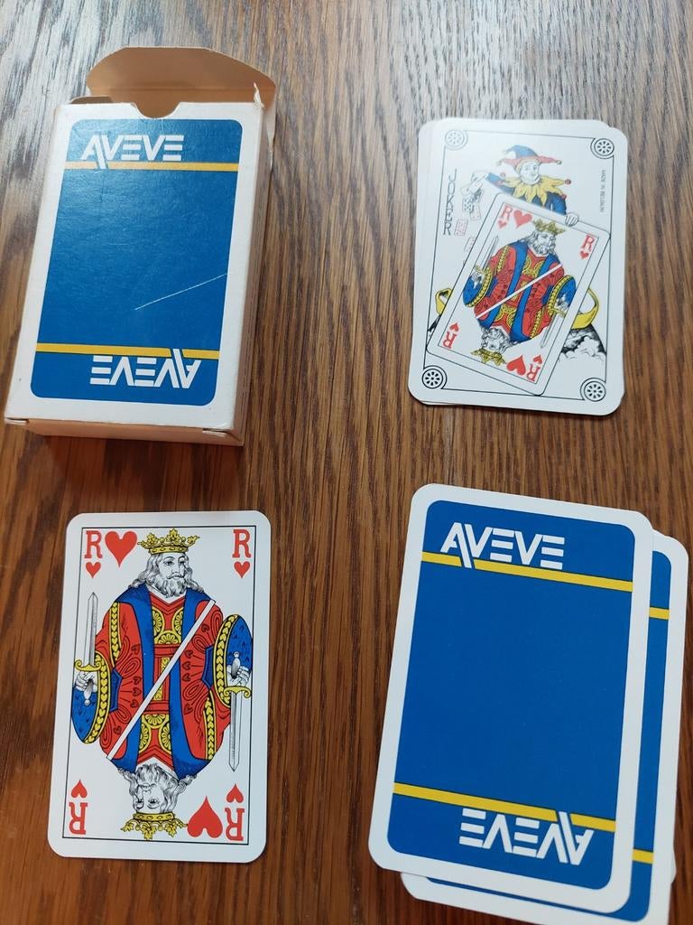 Aveve speelkaarten, Enlèvement ou Envoi, Carte(s) à jouer