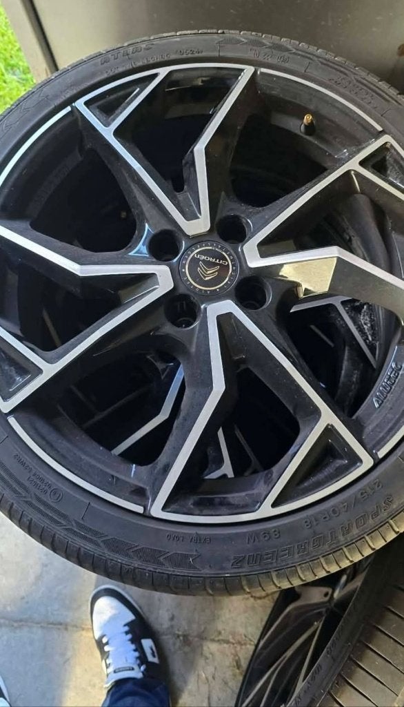 4 jantes citroën, Autos : Pièces & Accessoires, Pneus été, 18 pouces, Enlèvement, Utilisé