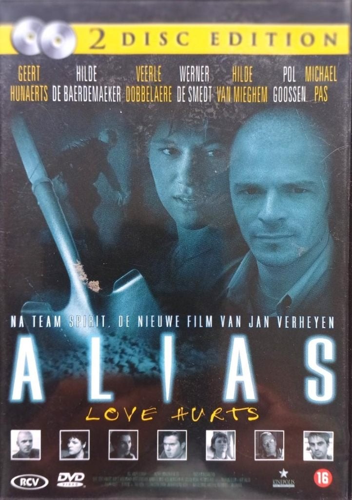 dvd ALIAS LOVE HURTS 2 DISCS  GEERT HUNAERTS MICHAEL PAS, Ophalen of Verzenden, Zo goed als nieuw