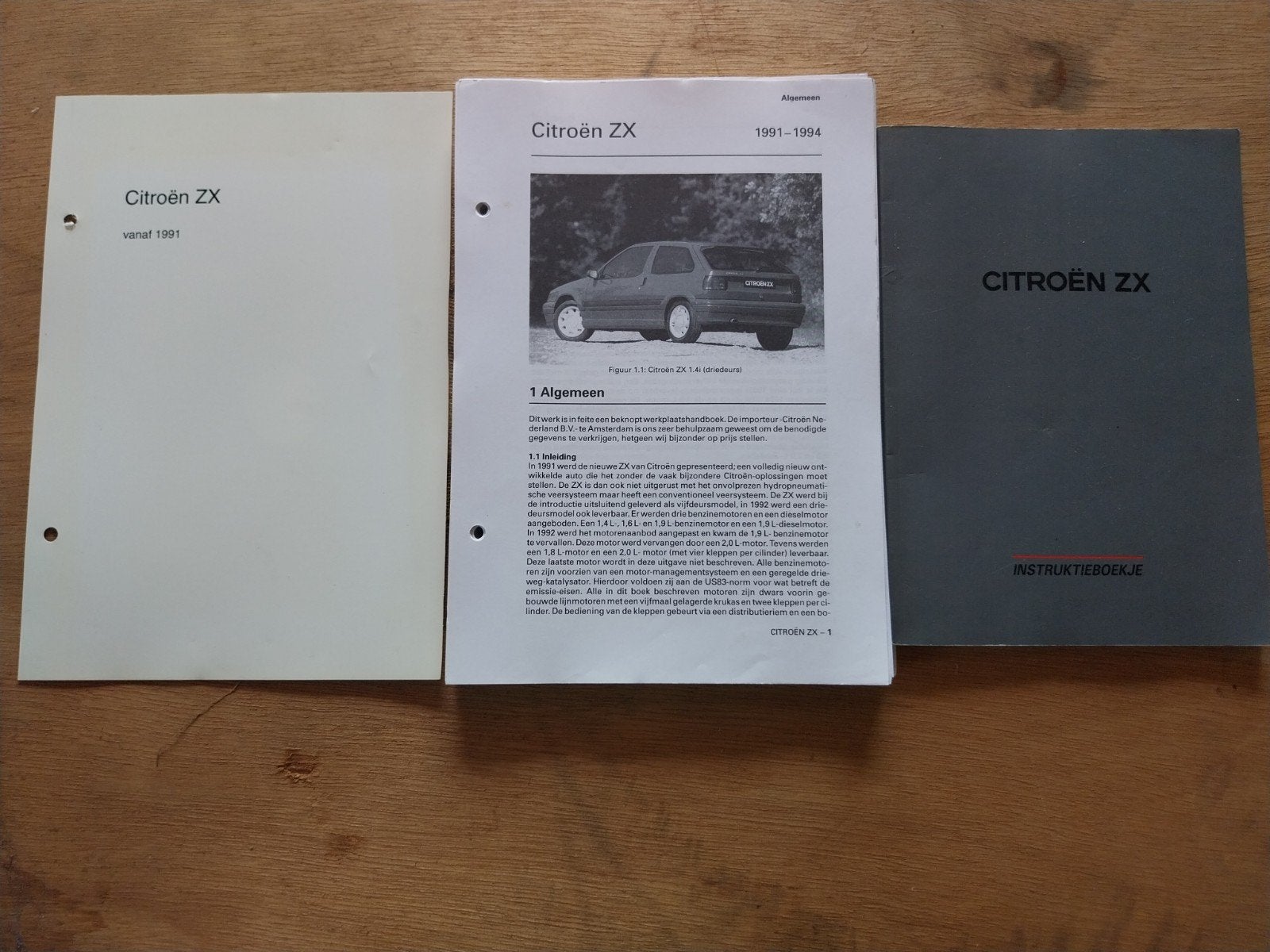 Vraagbaak, werkplaatsboek, manual Citroën ZX 1991-1994., Enlèvement