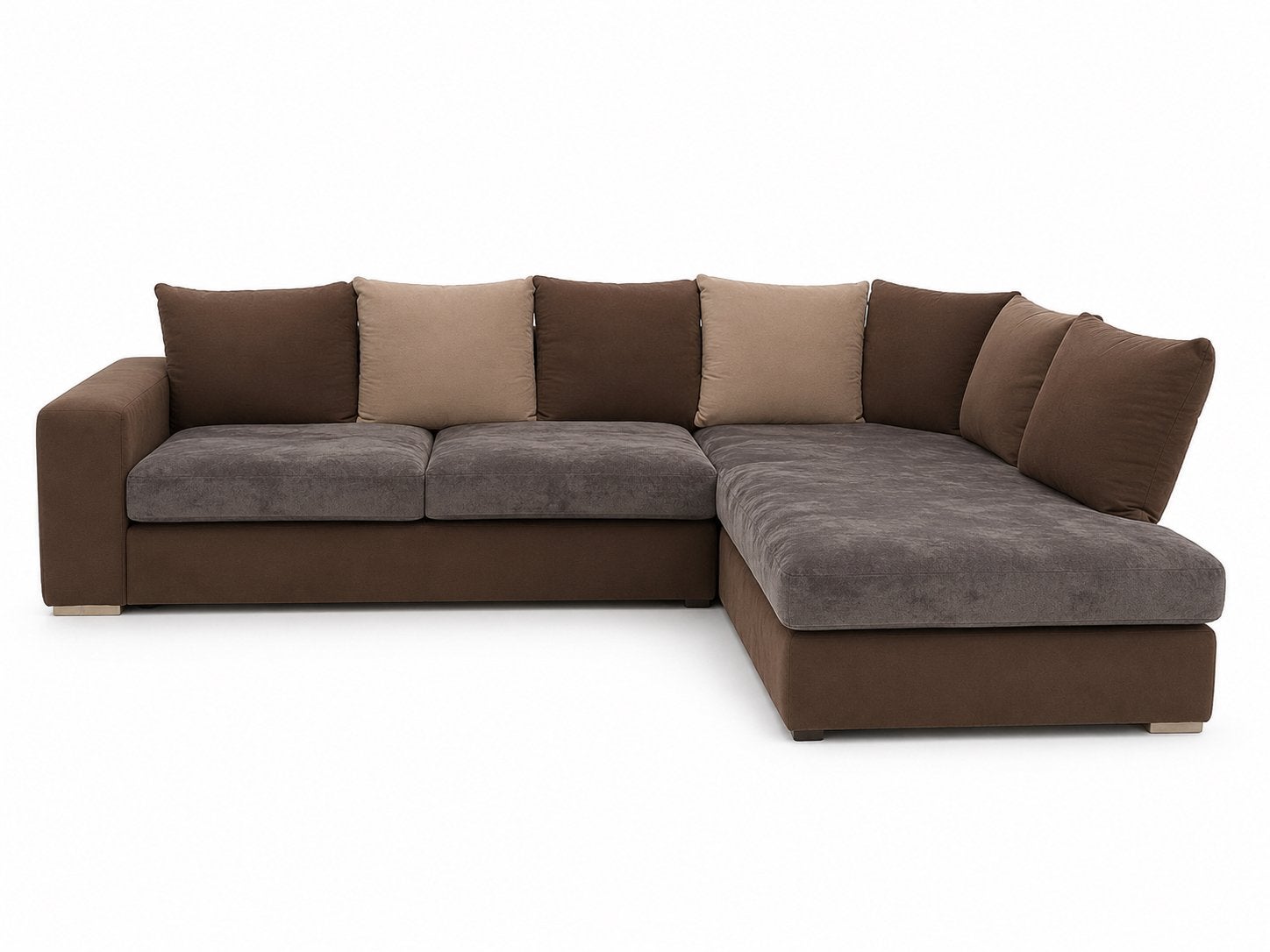 Te koop stoffen bank in vorm (L) 300€, Huis en Inrichting, Ophalen, Gebruikt, Stof, L