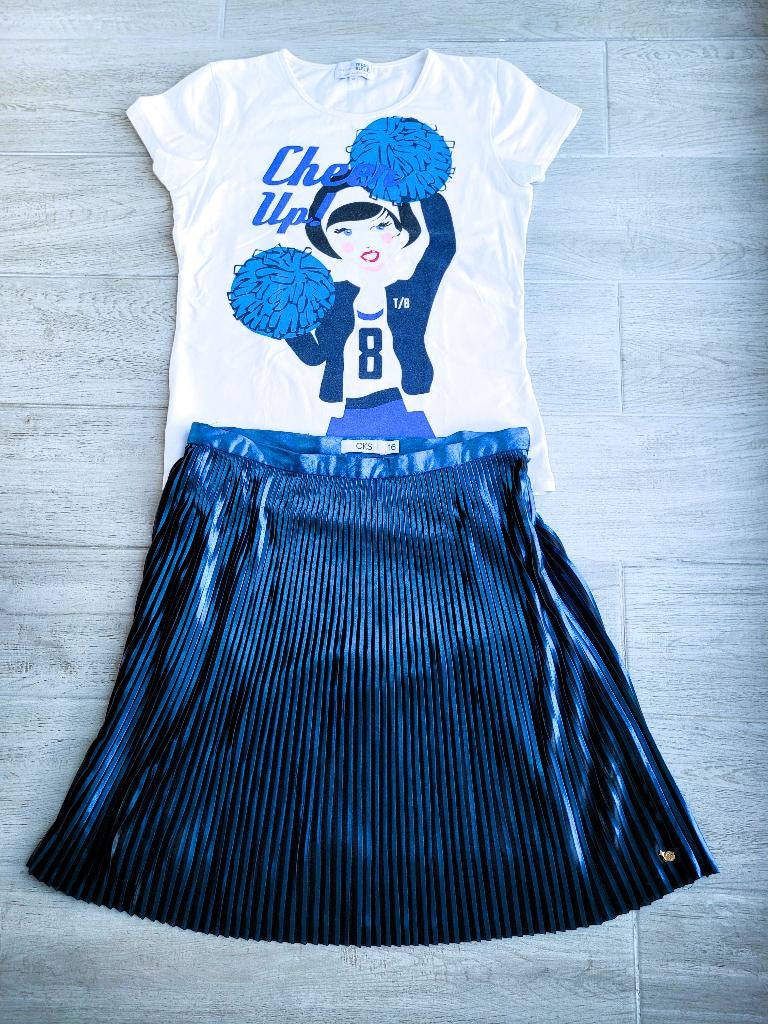 Zomerset CKS rok + Terre Bleue T-shirt - maat 176, Meisje, Ophalen of Verzenden, Zo goed als nieuw, Setje
