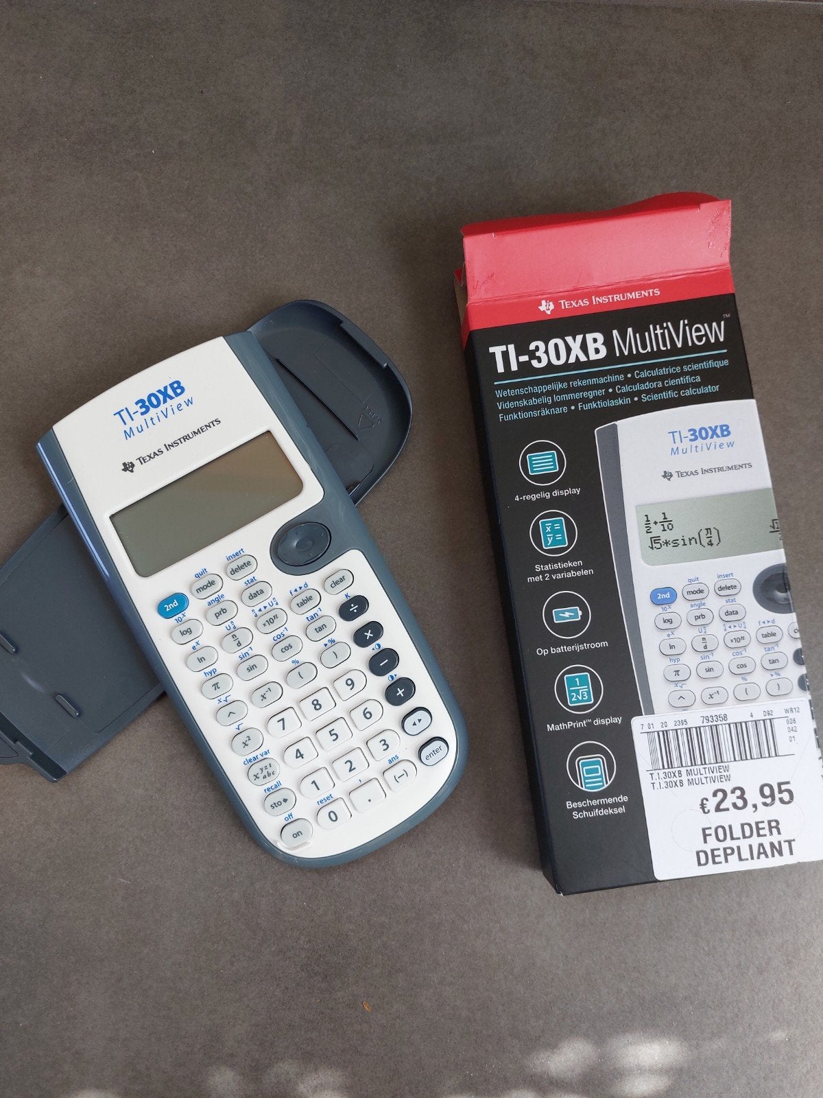 TI-30XB Multiview- wetenschappelijke rekenmachine, Diversen, Ophalen, Zo goed als nieuw
