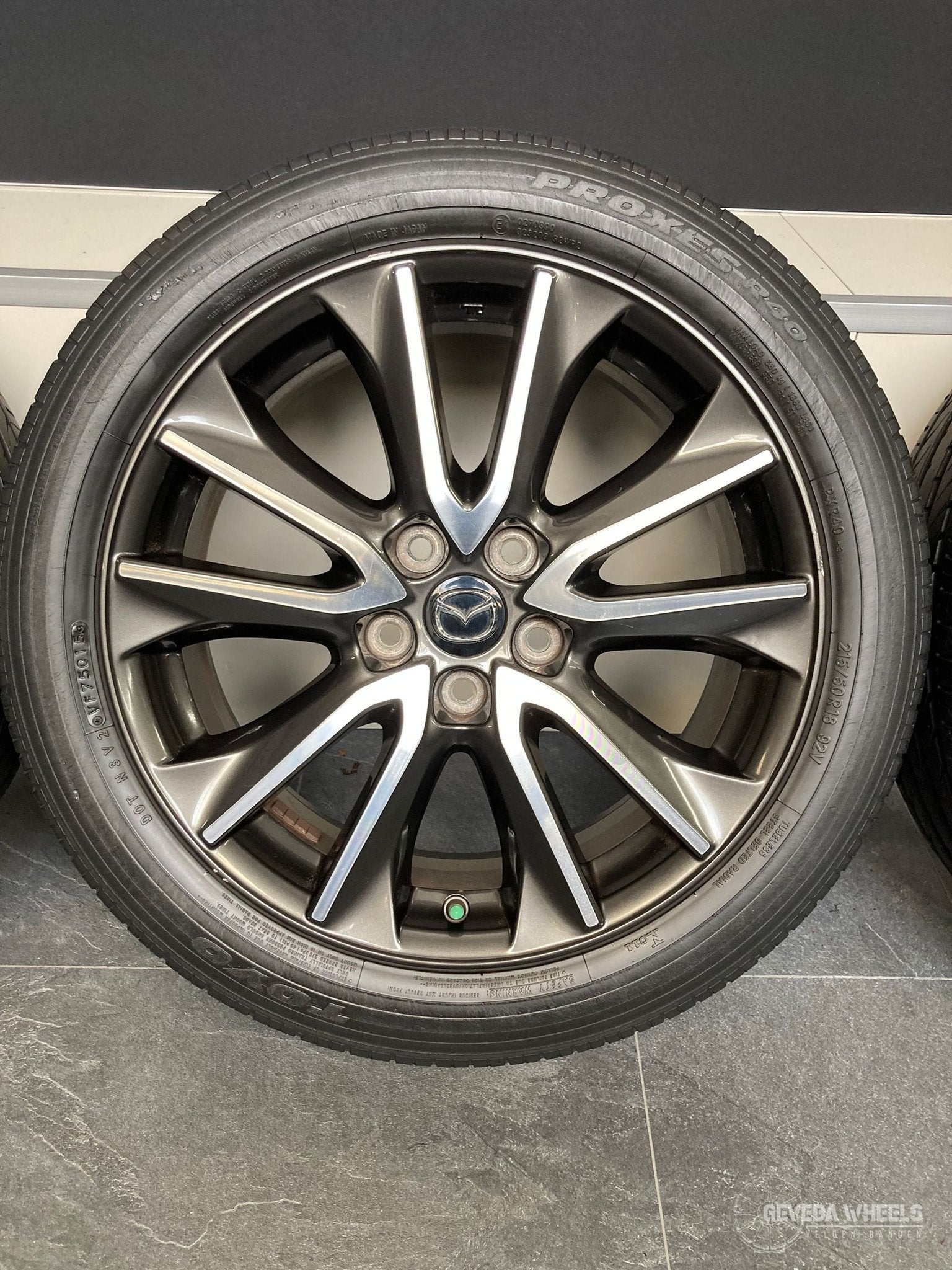18” originele Mazda CX3 velgen + banden 5x114.3 9965277080, Pneus et Jantes, 215 mm, Véhicule de tourisme, Pneus été