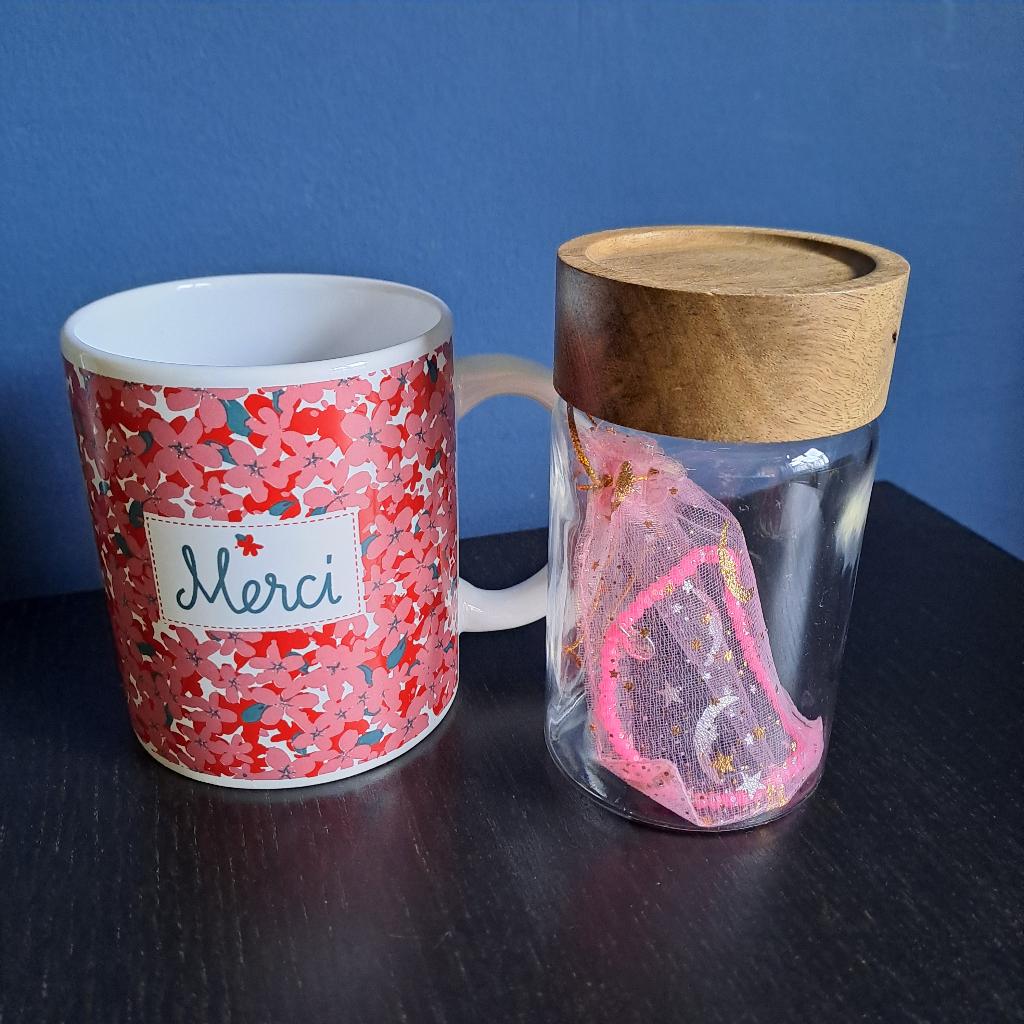 Mug, pot à épices, bracelet (Idée 🎁 fin d'année scolaire), Enlèvement, Neuf, Céramique