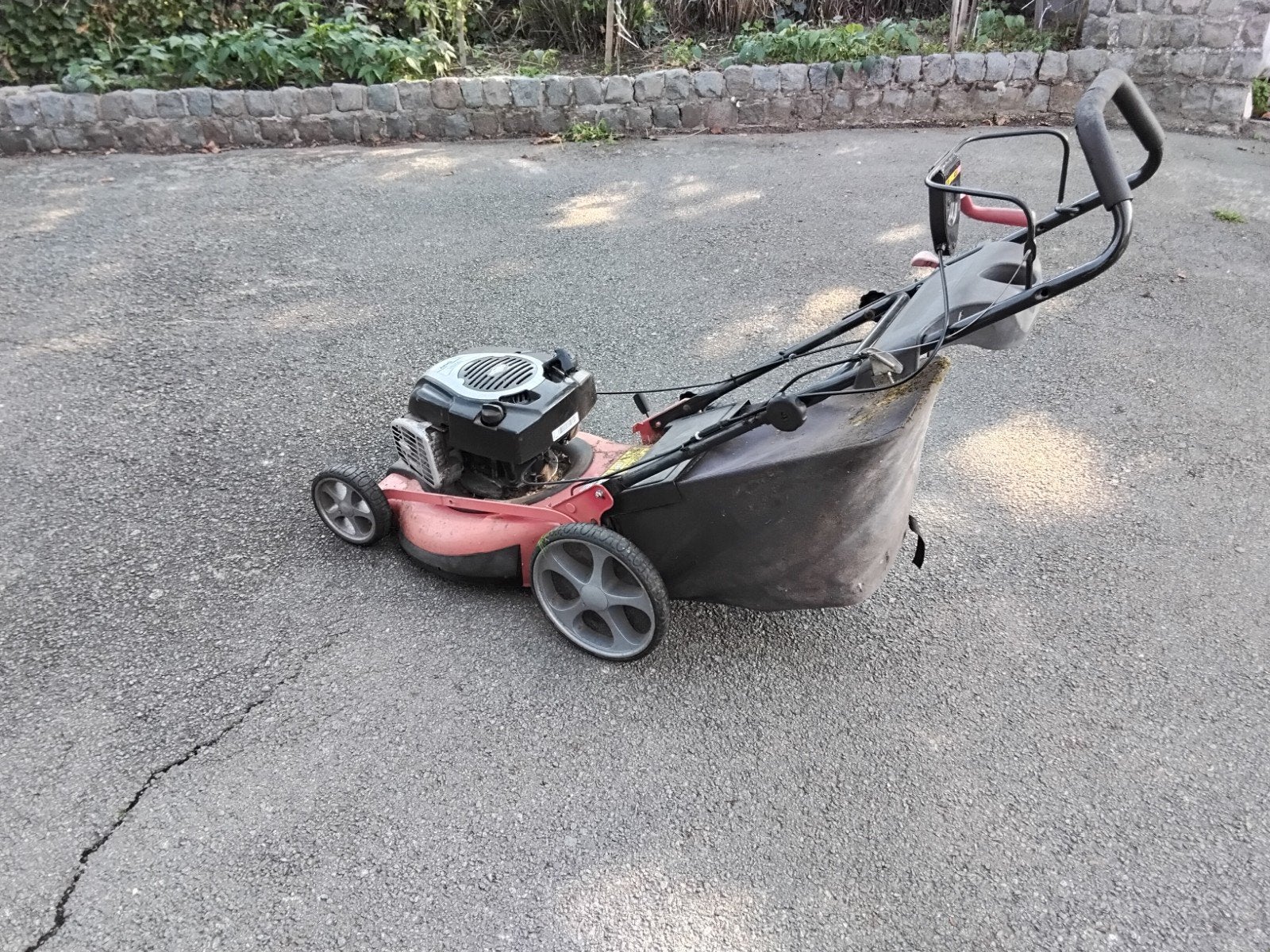 briggs en stratton 4 takt grasmaaier, Cirkelmaaier, Ophalen, 50 cm of meer, Benzine-grasmaaier